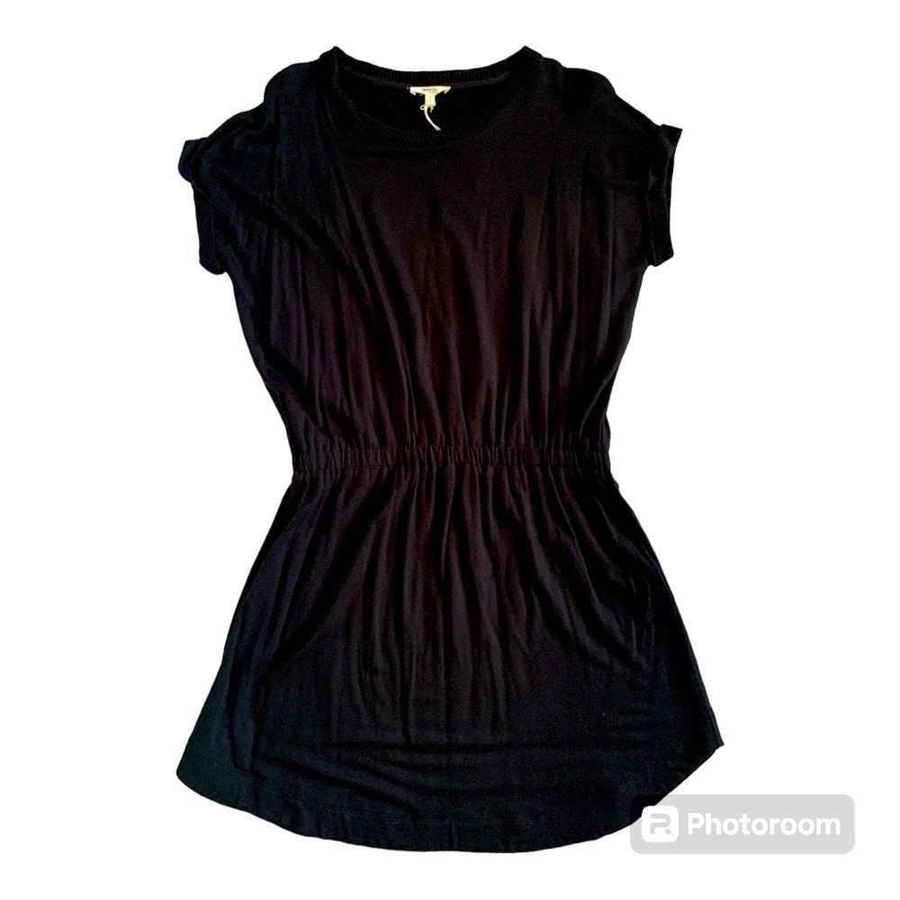 NWT Splendid Women’s Black Short Sleeve Ultra Soft Dress in Size S